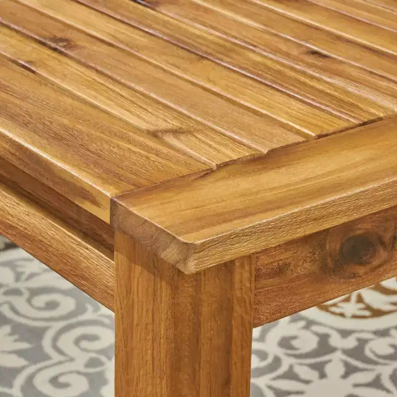 Set da pranzo espandibile Nadia 9 pezzi in legno e vimini - Naturale/Marrone/Beige - Christopher Knight Home