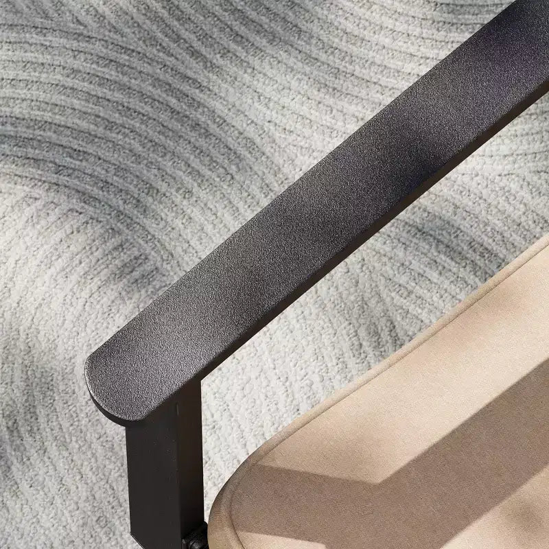 Set da patio 7 pezzi con tavolo da 37" e poltrone girevoli con schienale a rombi - Captiva Designs