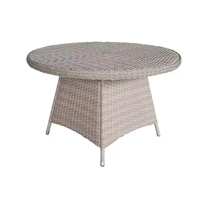 Set da pranzo da esterno in vimini International Concepts da 7 pezzi: Foro per ombrellone, Struttura in alluminio