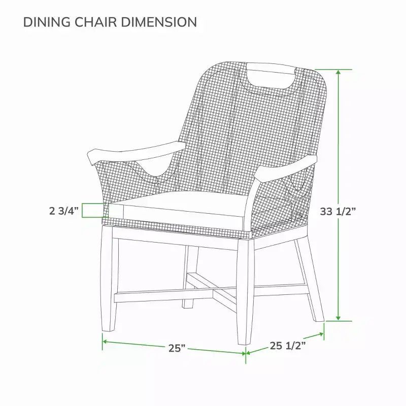Set da pranzo da esterno Sonoma Lane Quinlan 7 pezzi in teak con cuscini per seduta - Resistente alle intemperie