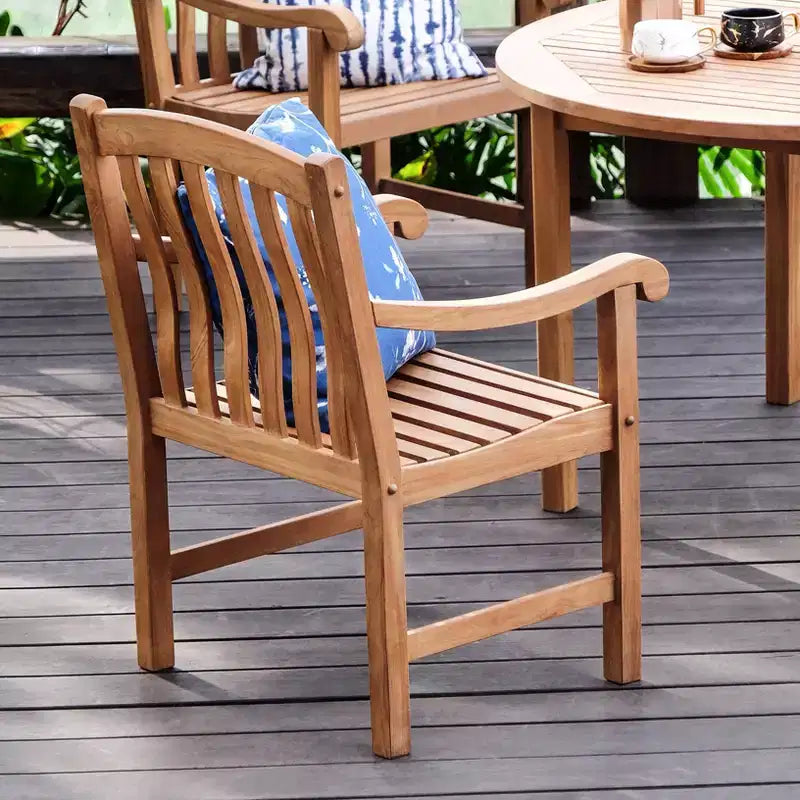 Set da pranzo da esterno Sonoma Lane Gresham 5 pezzi in legno di teak - Resistente alle intemperie