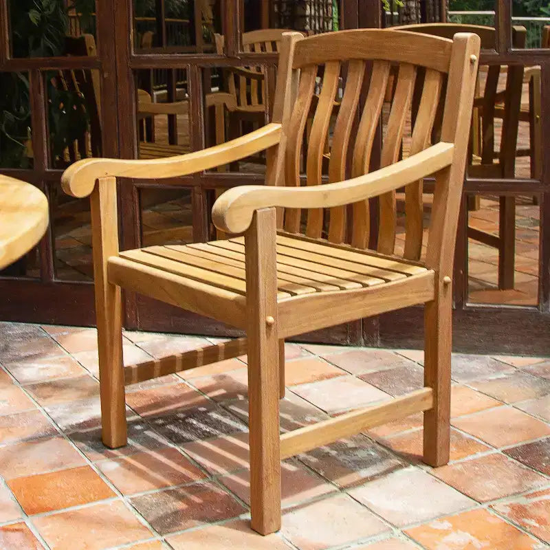 Set da pranzo da esterno Sonoma Lane Gresham 5 pezzi in legno di teak - Resistente alle intemperie