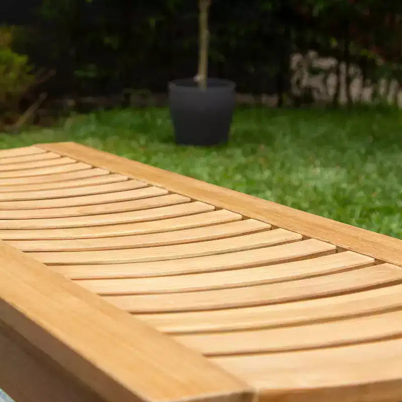 Set da pranzo da esterno Eola Teak Wood 4 pezzi Sonoma Lane Marrone - Resistente alle intemperie