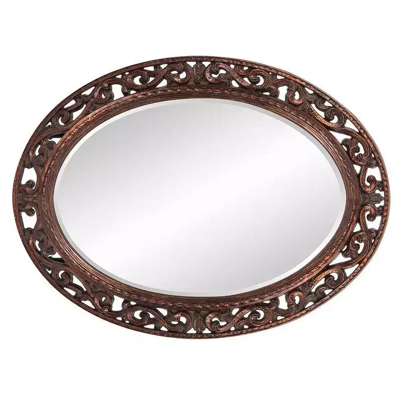 Specchio da parete e d'accento Allure veneziano 48"x14": stile moderno, cornice in vetro, nessun montaggio richiesto