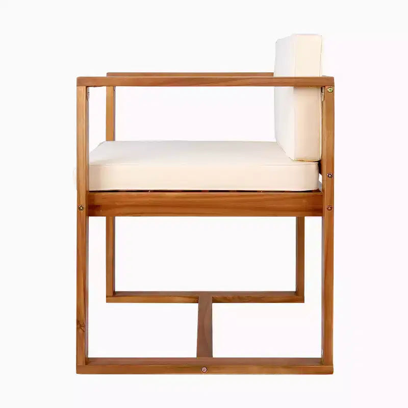 Christopher Knight Home Valoria Set da pranzo 5 pezzi con pannelli a doghe in legno di acacia