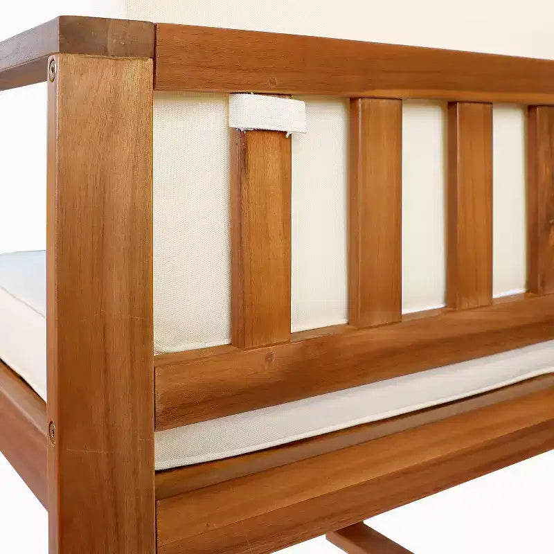 Christopher Knight Home Valoria Set da pranzo 5 pezzi con pannelli a doghe in legno di acacia