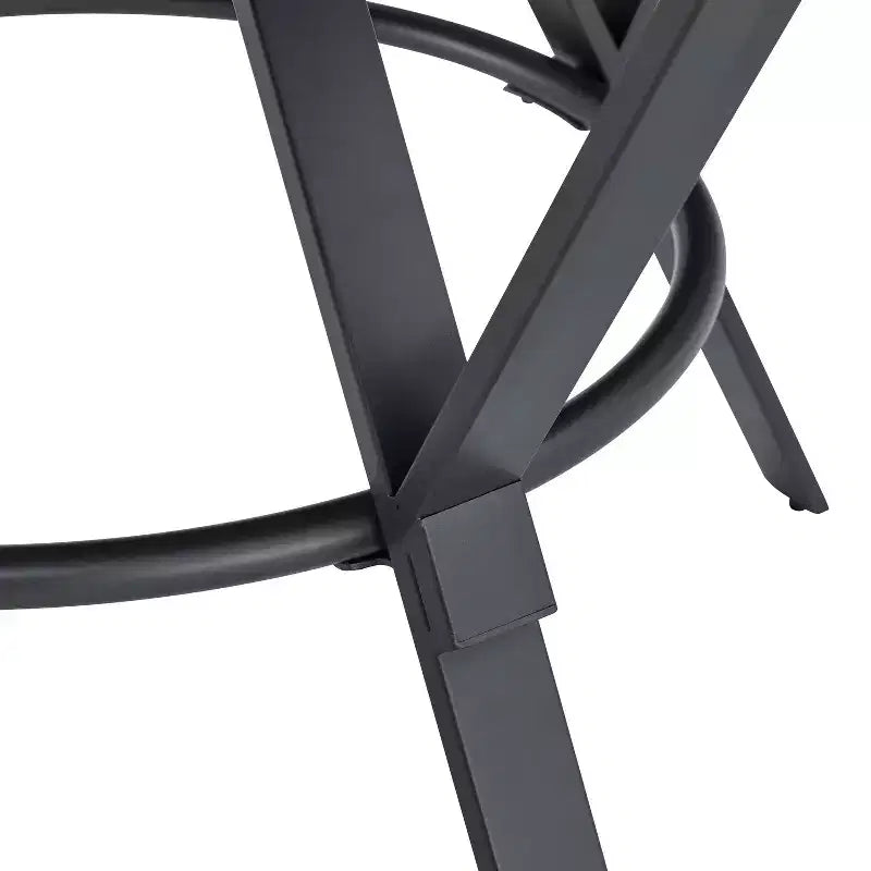 Christopher Knight Home Aura - Set da pranzo moderno da 5 pezzi con base in metallo, marrone chiaro/nero