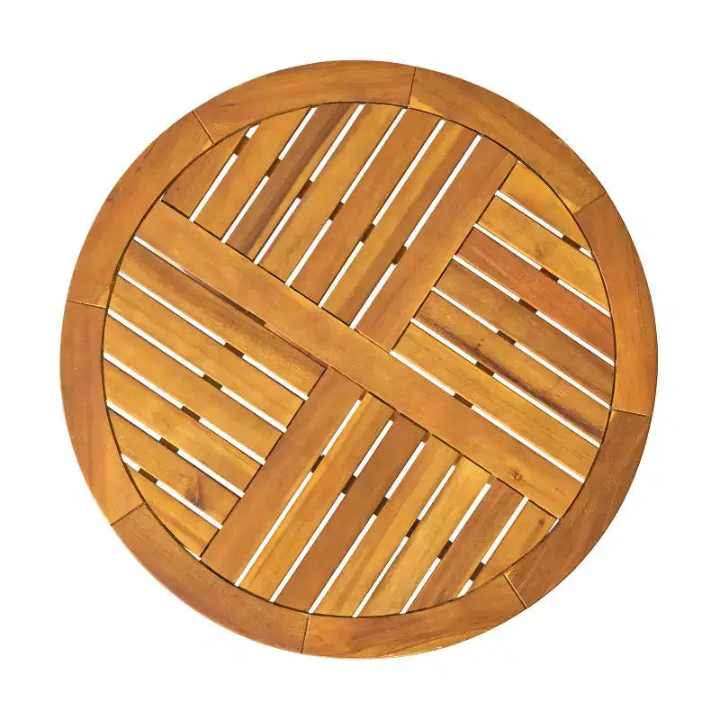 Christopher Knight Home Hermosa Set da Pranzo 3 Pezzi in Legno di Acacia, Teak