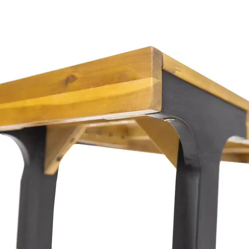 Christopher Knight Home Harper Set da pranzo da esterno 3 pezzi in legno di acacia, teak/nero