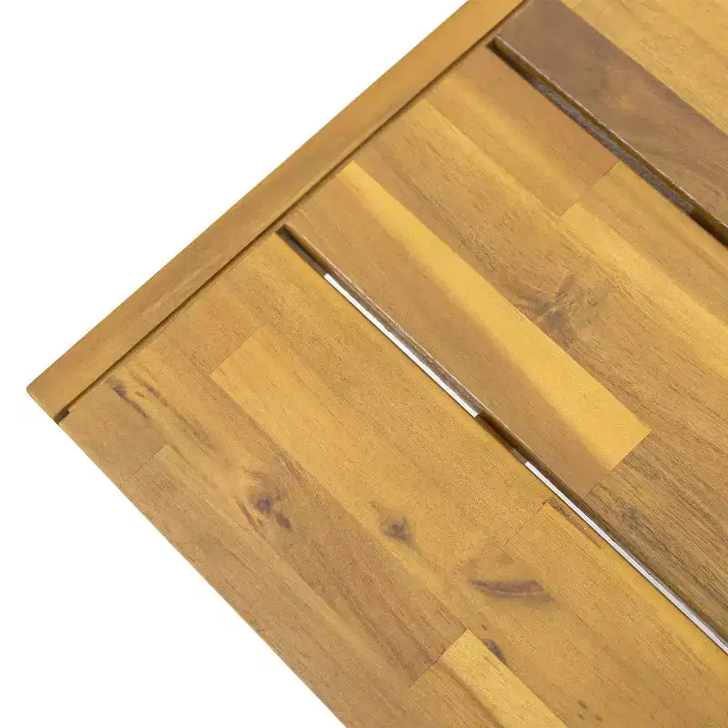 Christopher Knight Home Harper Set da pranzo da esterno 3 pezzi in legno di acacia, teak/nero