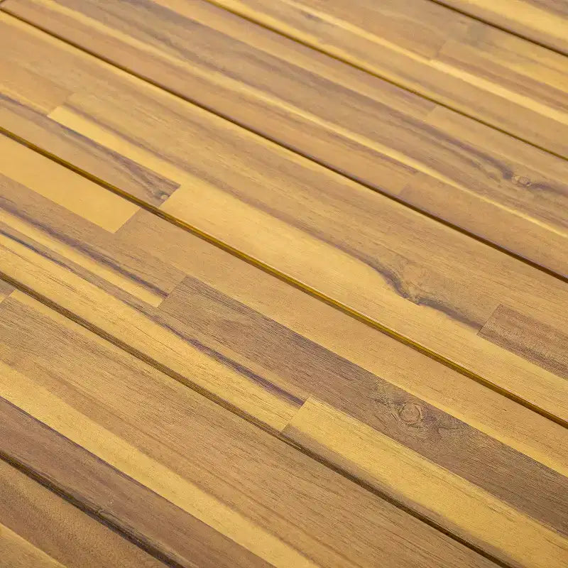 Christopher Knight Home Harper Set da pranzo da esterno 3 pezzi in legno di acacia, teak/nero