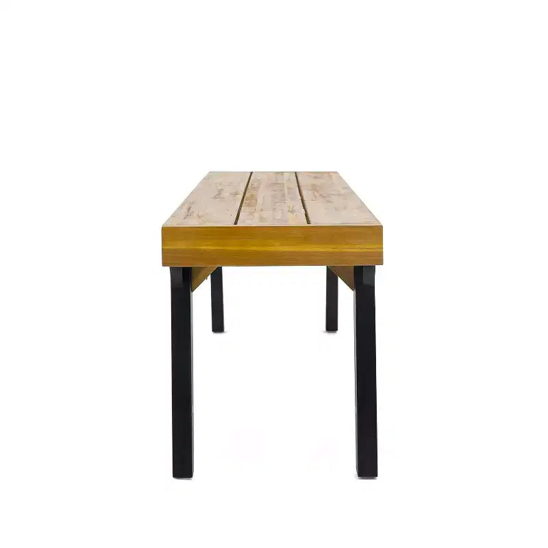 Christopher Knight Home Harper Set da pranzo da esterno 3 pezzi in legno di acacia, teak/nero