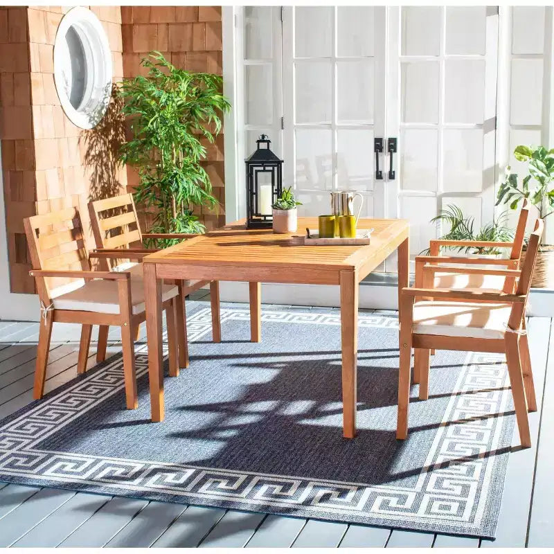 Set da pranzo Wilming - Per interni/esterni - PAT7065 - Naturale - Safavieh