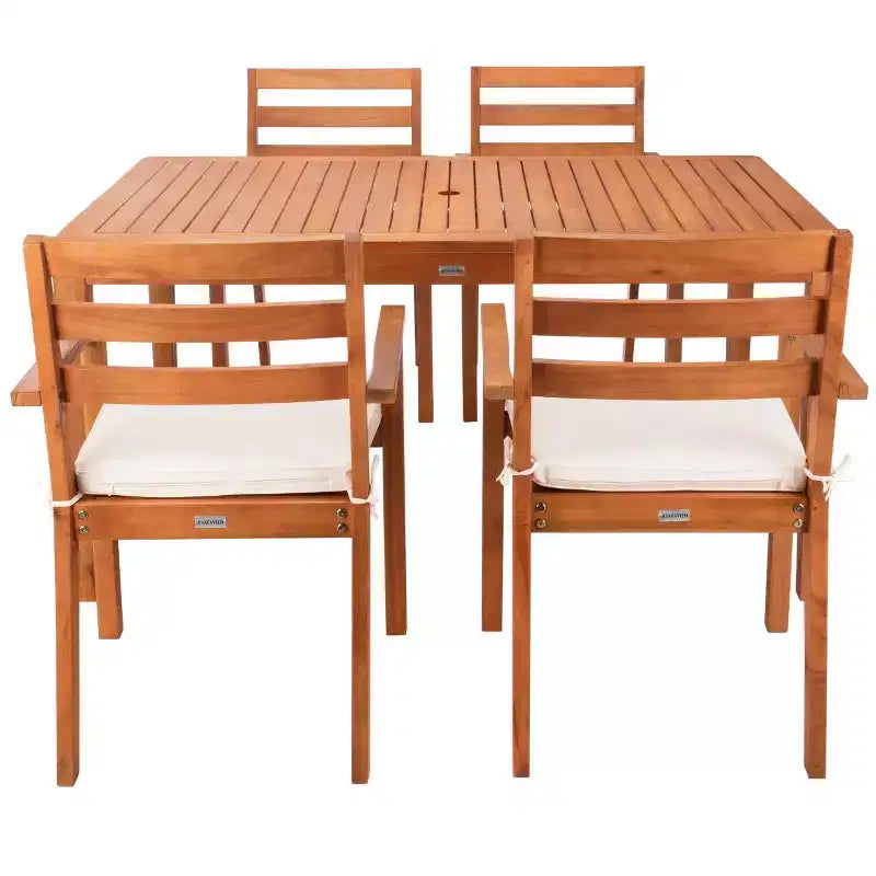 Set da pranzo Wilming - Per interni/esterni - PAT7065 - Naturale - Safavieh