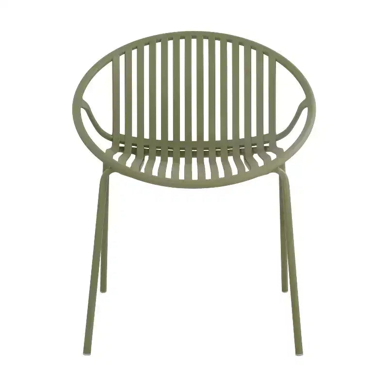 Christopher Knight Home Pablo set da pranzo moderno da 7 pezzi da esterno con sedia impilabile
