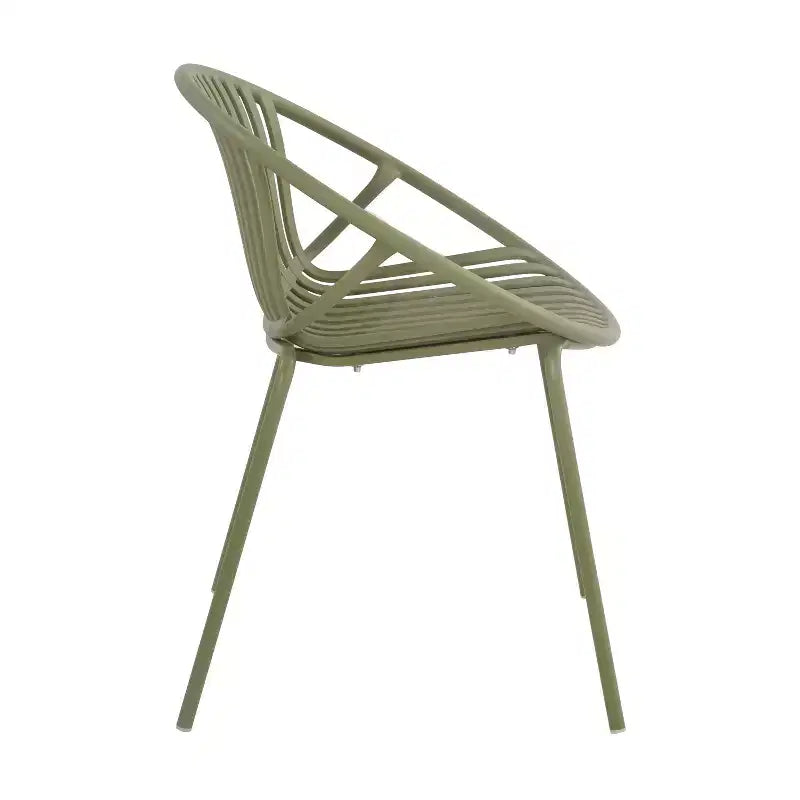 Christopher Knight Home Pablo set da pranzo moderno da 7 pezzi da esterno con sedia impilabile