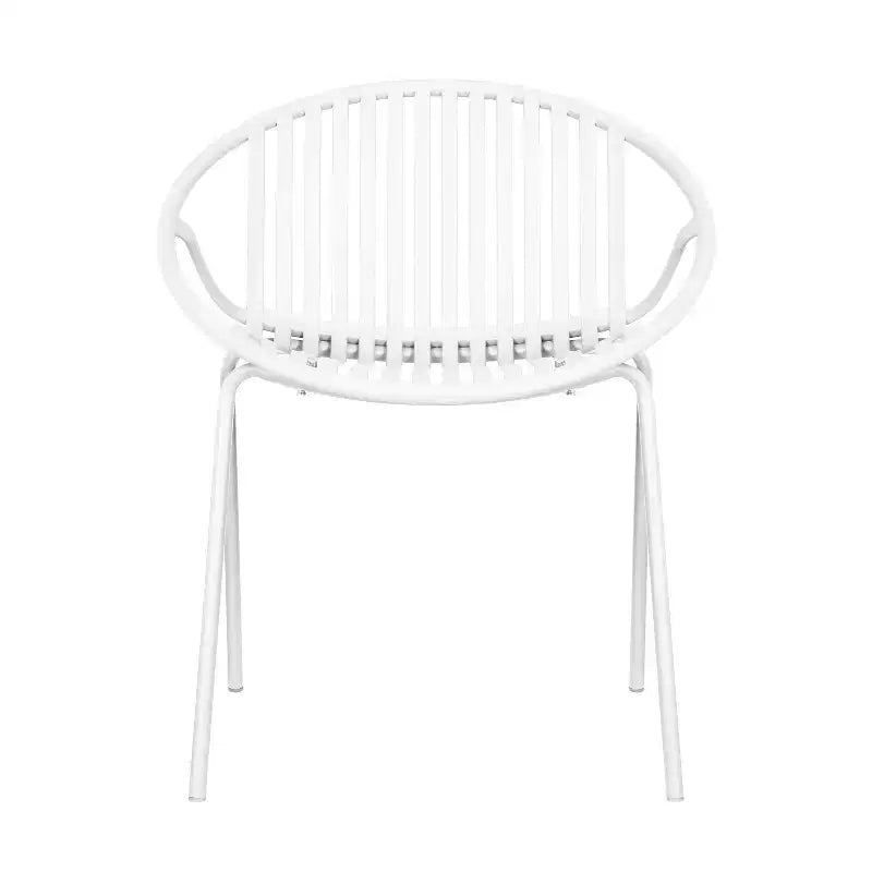 Christopher Knight Home Pablo set da pranzo moderno da 7 pezzi da esterno con sedia impilabile