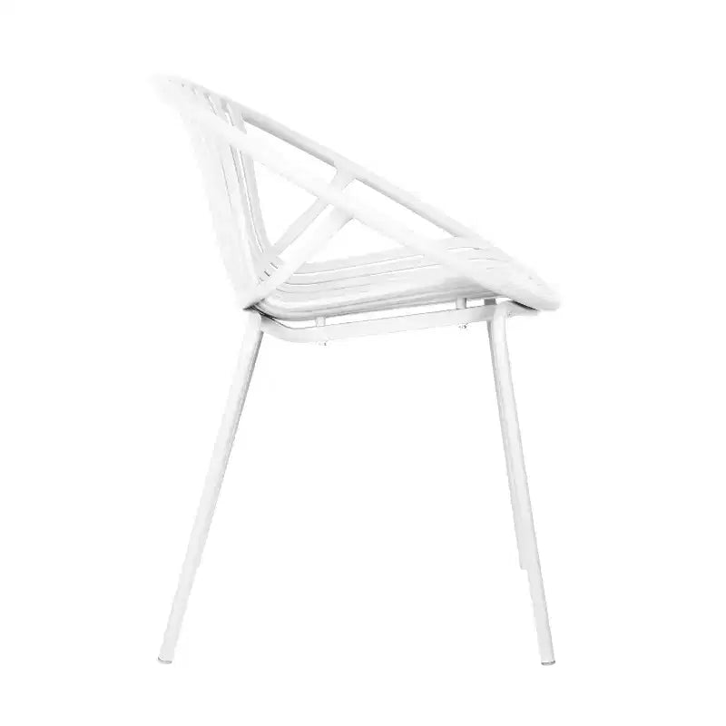 Christopher Knight Home Pablo set da pranzo moderno da 7 pezzi da esterno con sedia impilabile