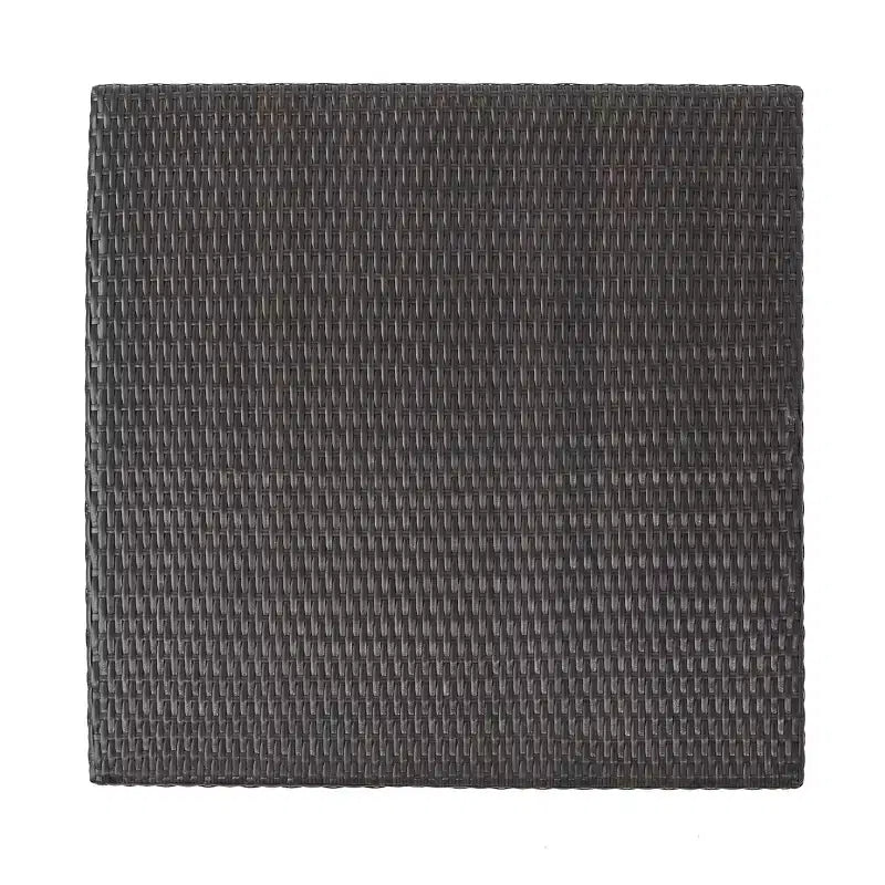 Christopher Knight Home Set Bar Quadrato da Esterno a 5 Pezzi in Vimini Colbin, Marrone Scuro