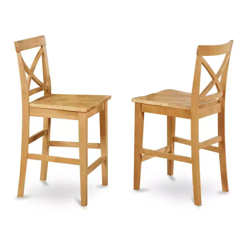 Set da pranzo a 5 pezzi HomeStock Oak Counter Height