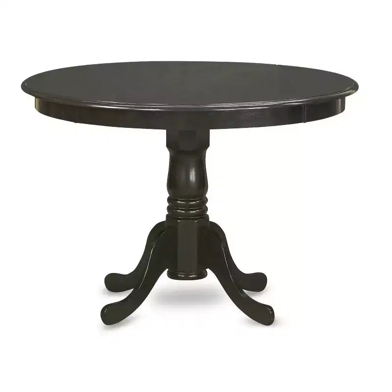 HomeMagazzinoSet da tavolo rotondo per sala da pranzo per 4 persone, da cucina, con base a piedistallo e sedie, 42x42 pollici