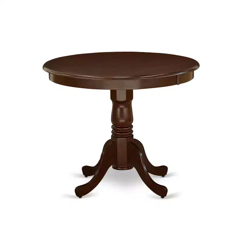 HomeStock ANCL5 Set da Pranzo Rotondo Mogano