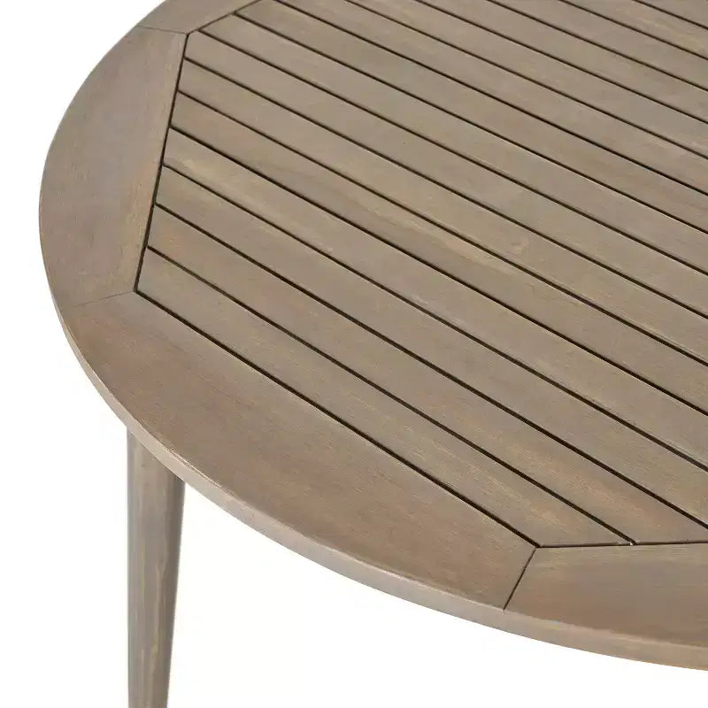 Christopher Knight Home Maura, set da pranzo da 5 pezzi in legno di acacia per esterni con cuscino resistente all'acqua