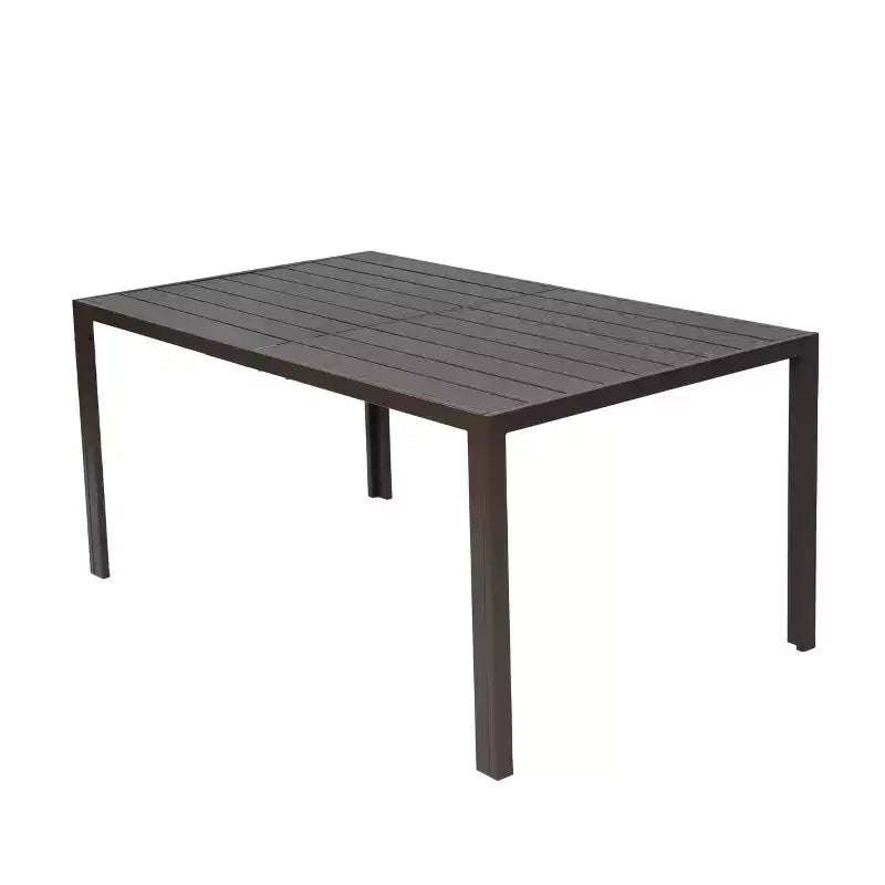 GDFStudio Eudora Set da Pranzo da Esterno, 7 Pezzi, con 6 Sedie in Textilene, Resistente alle Intemperie