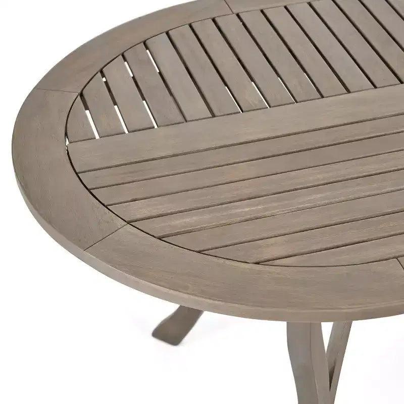 Set da pranzo a 7 pezzi Christopher Knight Home per esterno in legno di acacia e vimini con cuscini