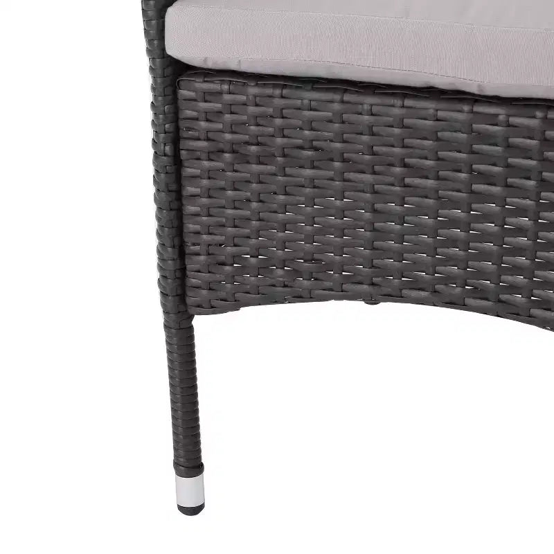 Set da pranzo a 7 pezzi Christopher Knight Home per esterno in legno di acacia e vimini con cuscini