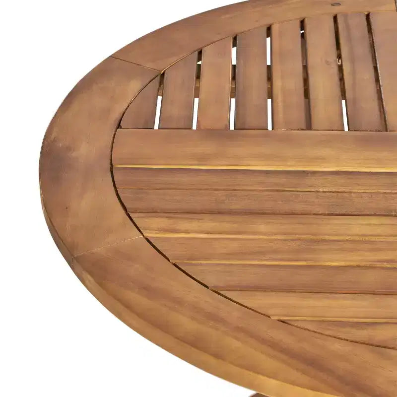 Set da pranzo a 7 pezzi Christopher Knight Home per esterno in legno di acacia e vimini con cuscini