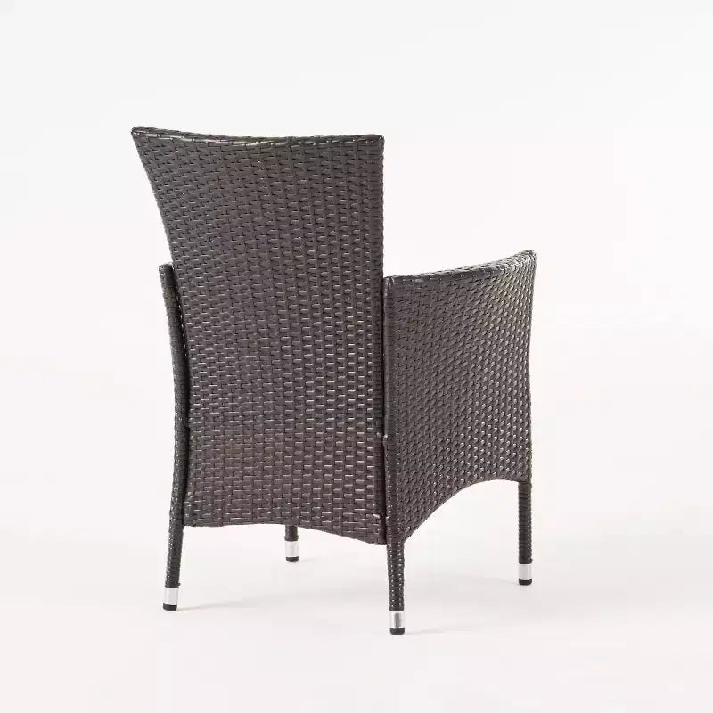 Set da pranzo a 7 pezzi Christopher Knight Home per esterno in legno di acacia e vimini con cuscini
