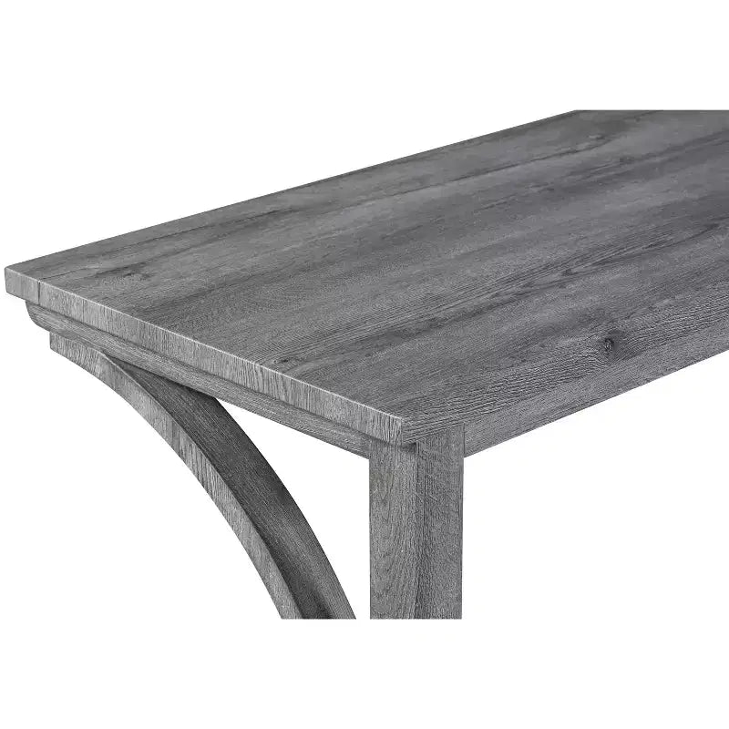 Set da pranzo da 4 pezzi stile Farmhouse con altezza da bar e 3 sgabelli, Set da pranzo con altezza da bancone, Set da tavolo da colazione, Set da bistrò, Rustico e Industriale-ModernLuxe