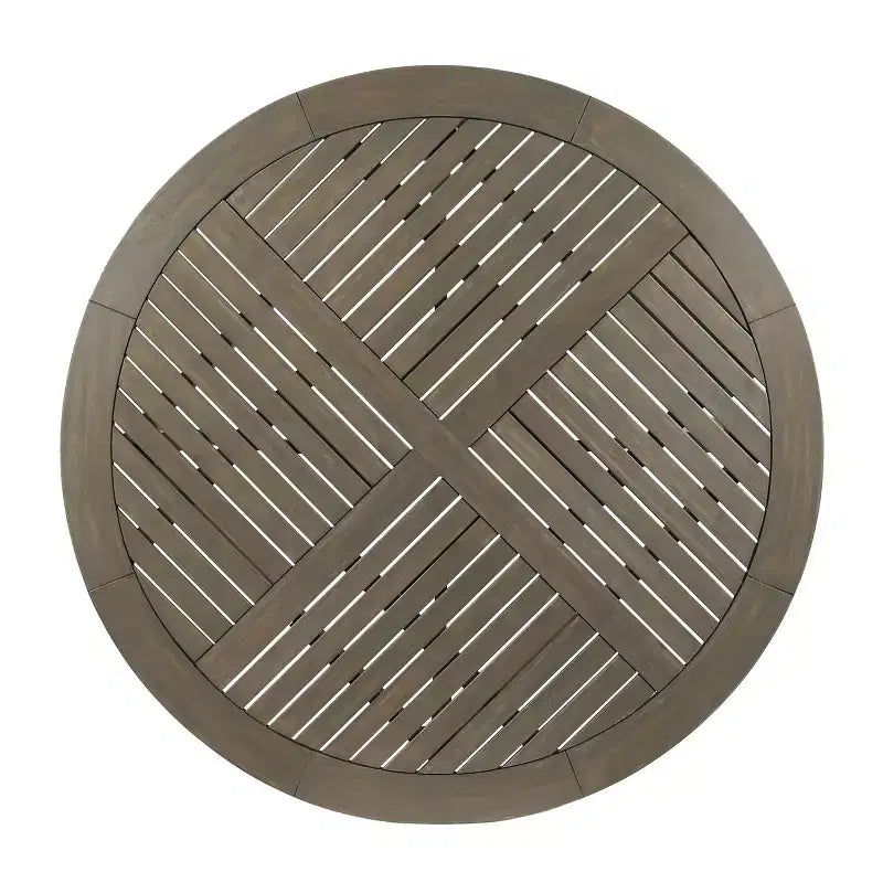 Christopher Knight Home Lockett Set da Pranzo da Esterno di 5 Pezzi in Rete e Legno di Acacia