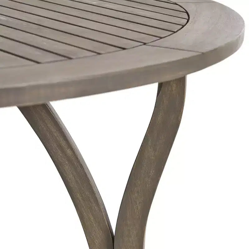 Christopher Knight Home Lockett Set da Pranzo da Esterno di 5 Pezzi in Rete e Legno di Acacia