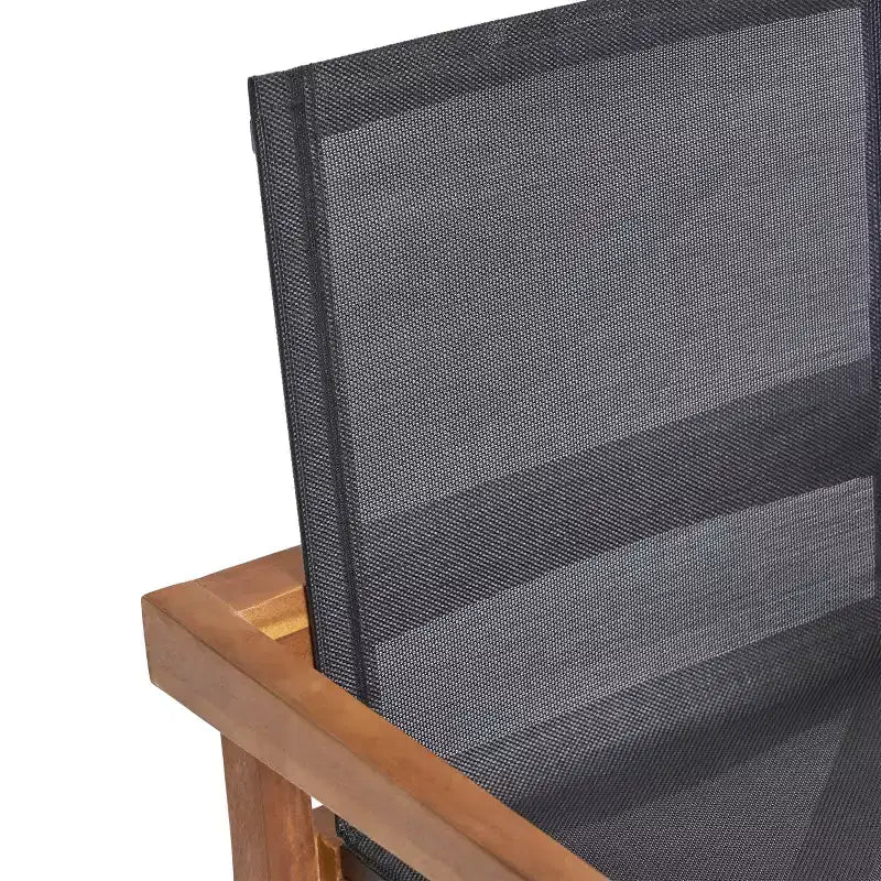 Christopher Knight Home Chaucer Set da pranzo da 5 pezzi in legno di acacia e rete da esterno