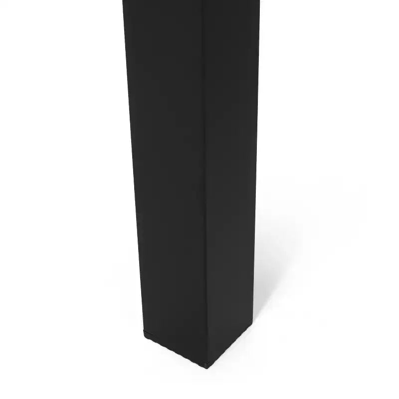 Christopher Knight Home Naop, set da pranzo da esterno in 7 pezzi in rete e alluminio, nero