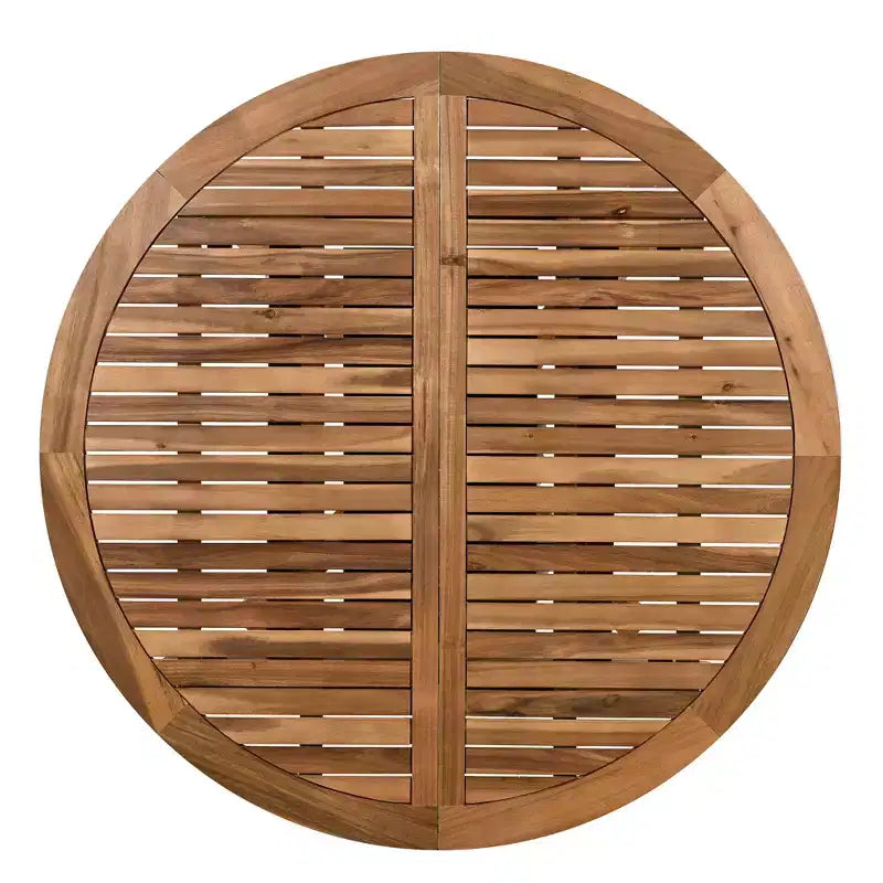 GDFStudio Eden Set da Pranzo Moderno da Esterno Allungabile 5 Pezzi in Legno e Ferro