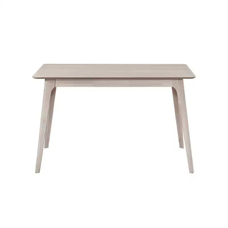 New Classic Furniture, Set da pranzo da bancone Oscar 7 pezzi in legno di frassino bianco