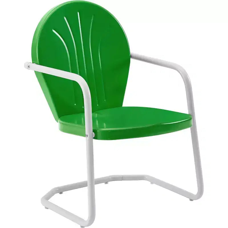 HomeStock Griffith, set da pranzo da esterni in metallo, 5 pezzi - tavolo e 4 sedie