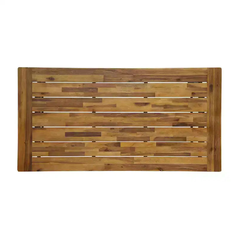Christopher Knight Home Reynard, set da pranzo da 7 pezzi in legno di acacia da esterno con sedie con schienale in corda