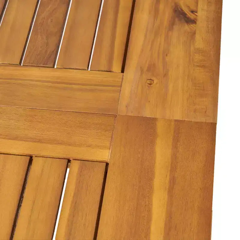 Christopher Knight Home Reynard set da pranzo da esterno espandibile 7 pezzi con tavolo in legno di acacia e sedie con schienale in corda