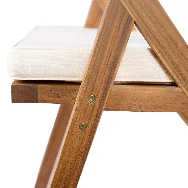 Christopher Knight Home Reynard set da pranzo da esterno espandibile 7 pezzi con tavolo in legno di acacia e sedie con schienale in corda