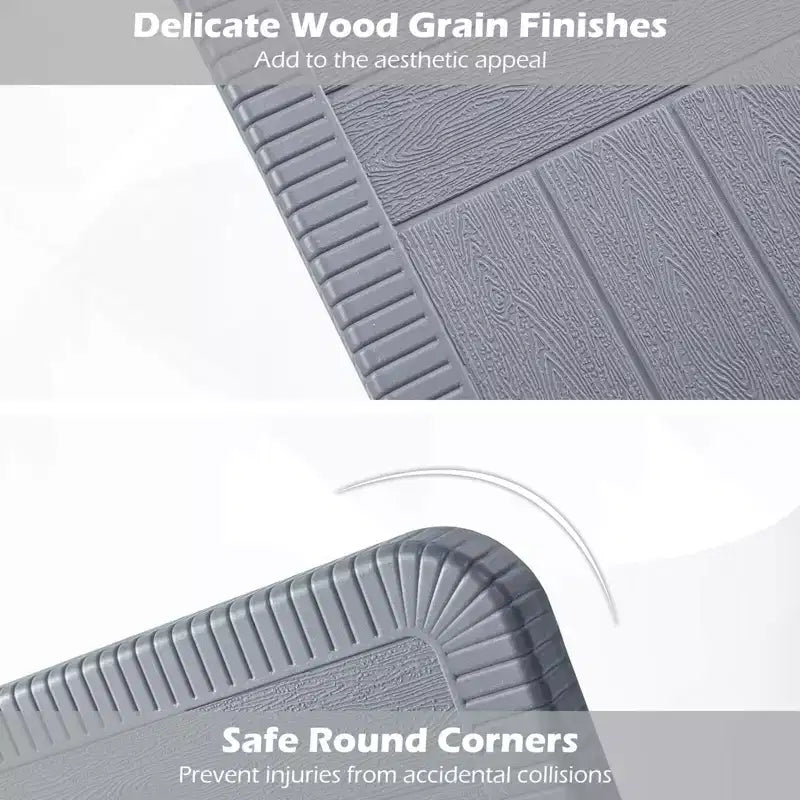 Tavolo da Picnic Costway con Panca per 4-8 Persone con Foro per Ombrellone, Piano in HDPE per Tutte le Stagioni Nero/Grigio/Verde/Bianco