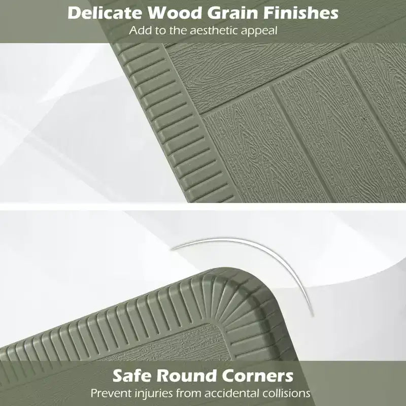 Tavolo da Picnic Costway con Panca per 4-8 Persone con Foro per Ombrellone, Piano in HDPE per Tutte le Stagioni Nero/Grigio/Verde/Bianco