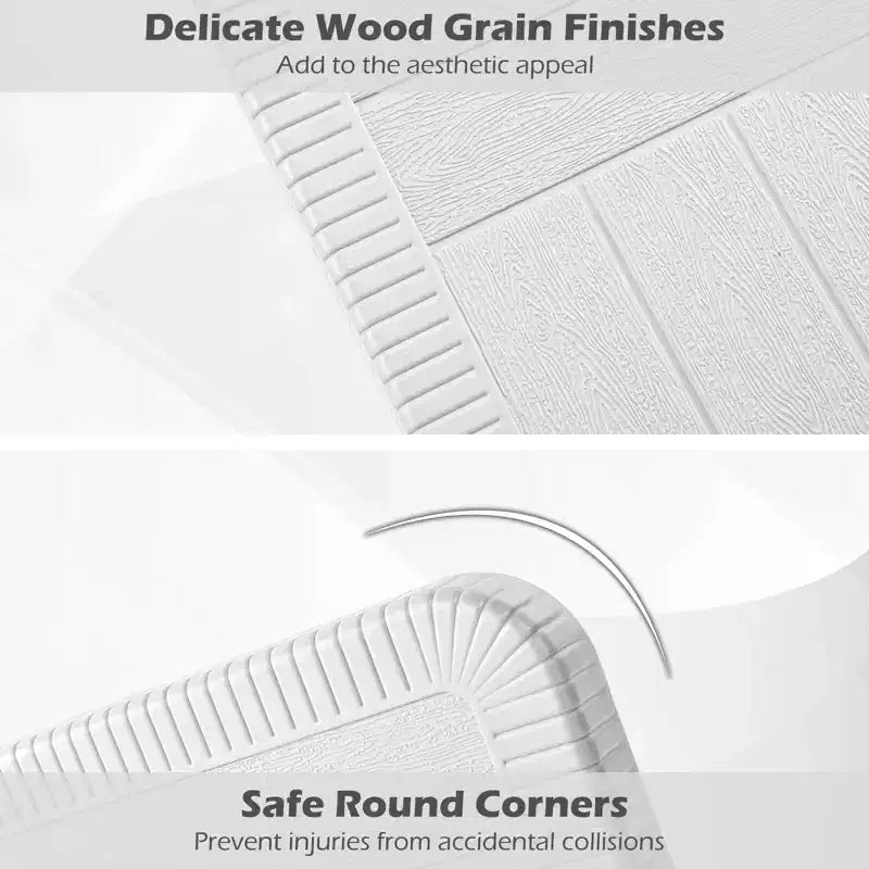 Tavolo da Picnic Costway con Panca per 4-8 Persone con Foro per Ombrellone, Piano in HDPE per Tutte le Stagioni Nero/Grigio/Verde/Bianco