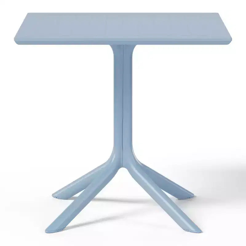 WestinTrends Playa, Set da Pranzo da Esterno in Resina a 5 Pezzi con Tavolo Quadrato e Sedie da Giardino Impilabili