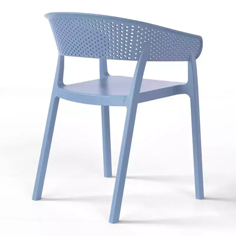 WestinTrends Playa, Set da Pranzo da Esterno in Resina a 5 Pezzi con Tavolo Quadrato e Sedie da Giardino Impilabili