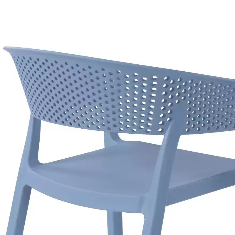 WestinTrends Playa, Set da Pranzo da Esterno in Resina a 5 Pezzi con Tavolo Quadrato e Sedie da Giardino Impilabili