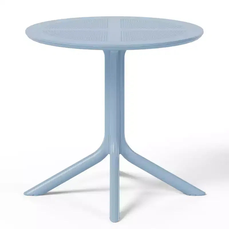 Set da tavolo da pranzo rotondo moderno a 5 pezzi WestinTrends Playa con sedie da pranzo impilabili per patio